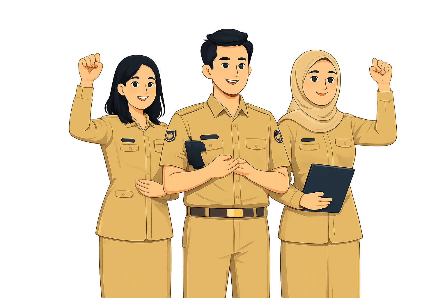 Calon ASN siap menghadapi ujian